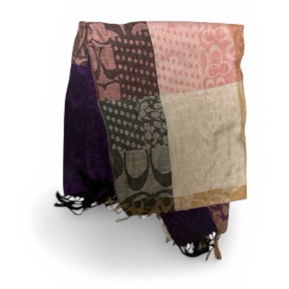 Multicolor Patterned Scarf - Picture 2 of 3